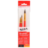 Mont Marte Gallery Series Brush Set Watercolour 4pc - Al Masam Stationery LLC